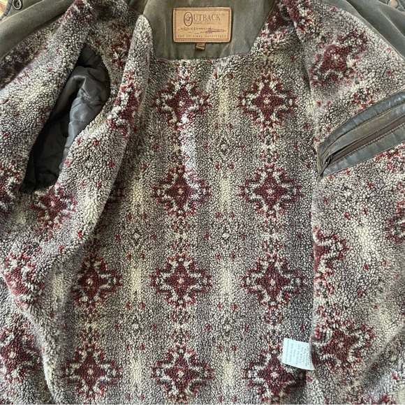 Outback jacket women's large brown mesa solid lined with inside pocket. - Picture 7 of 7